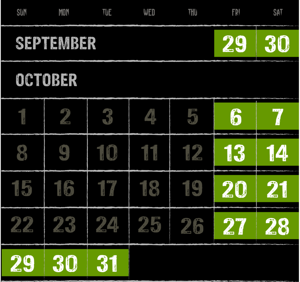 2023 City of Chaos Calendar